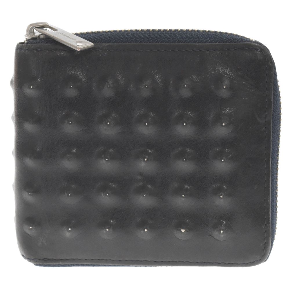 MIHARA YASUHIRO ミハラヤスヒロ レザー スタッズ 二つ折り財布