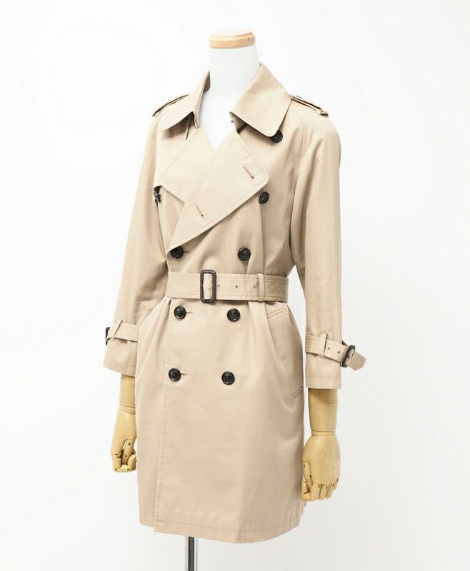 beautiful people - ■美品■beautiful people FOR UNITED ARROWS ビューティフルピープル ユナイテッドアローズ ミドル丈 トレンチコート ベルテッドコート サイズ140 コットン 八分袖 ベージュ【中古】20231220/GP0692 □美品□beautiful people FOR UNITED ARROWS ビューティフル
