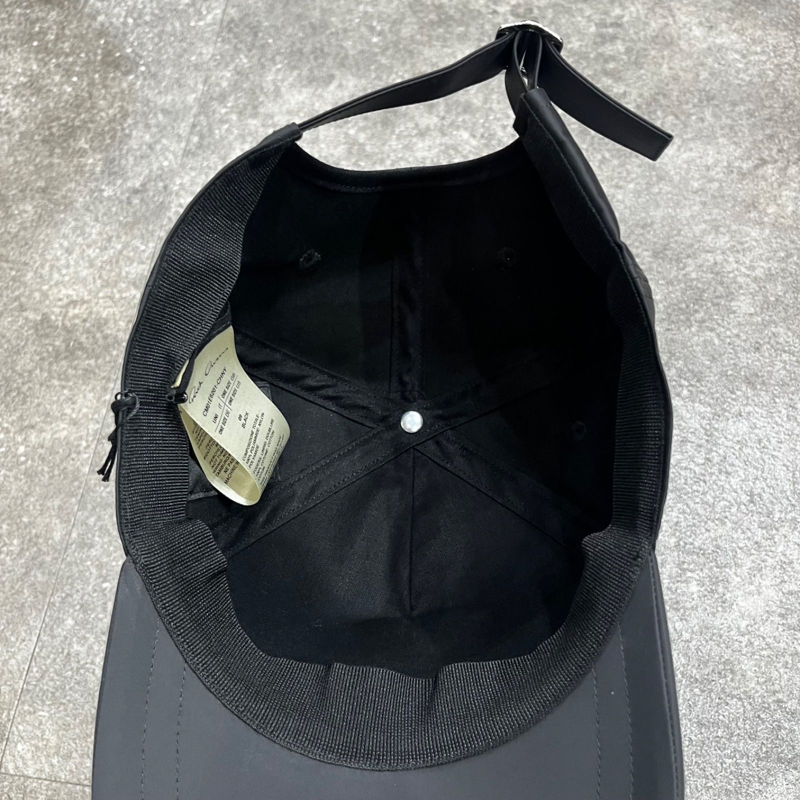 未使用品 Rick Owens × Champion BASEBALL コラボ ナイロンキャップ