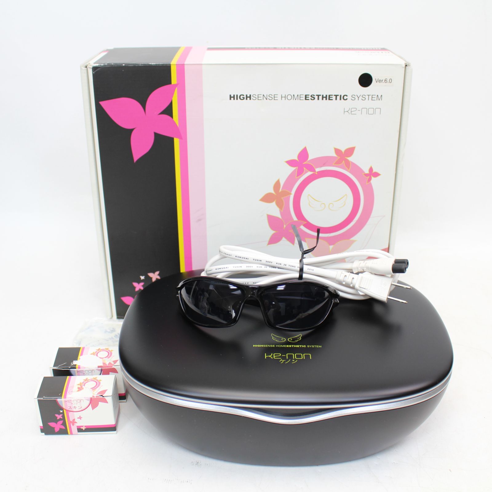 ver.6.2 ケノン 脱毛器 美顔器 マットブラック ケノン Ver.6.2 つや消しブラック 残95%以上】脱毛器 ケノン Ver6.2