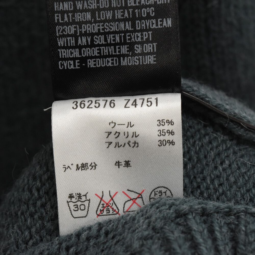 GUCCI (グッチ) ウールアルパカ混タートルネックニットセーター