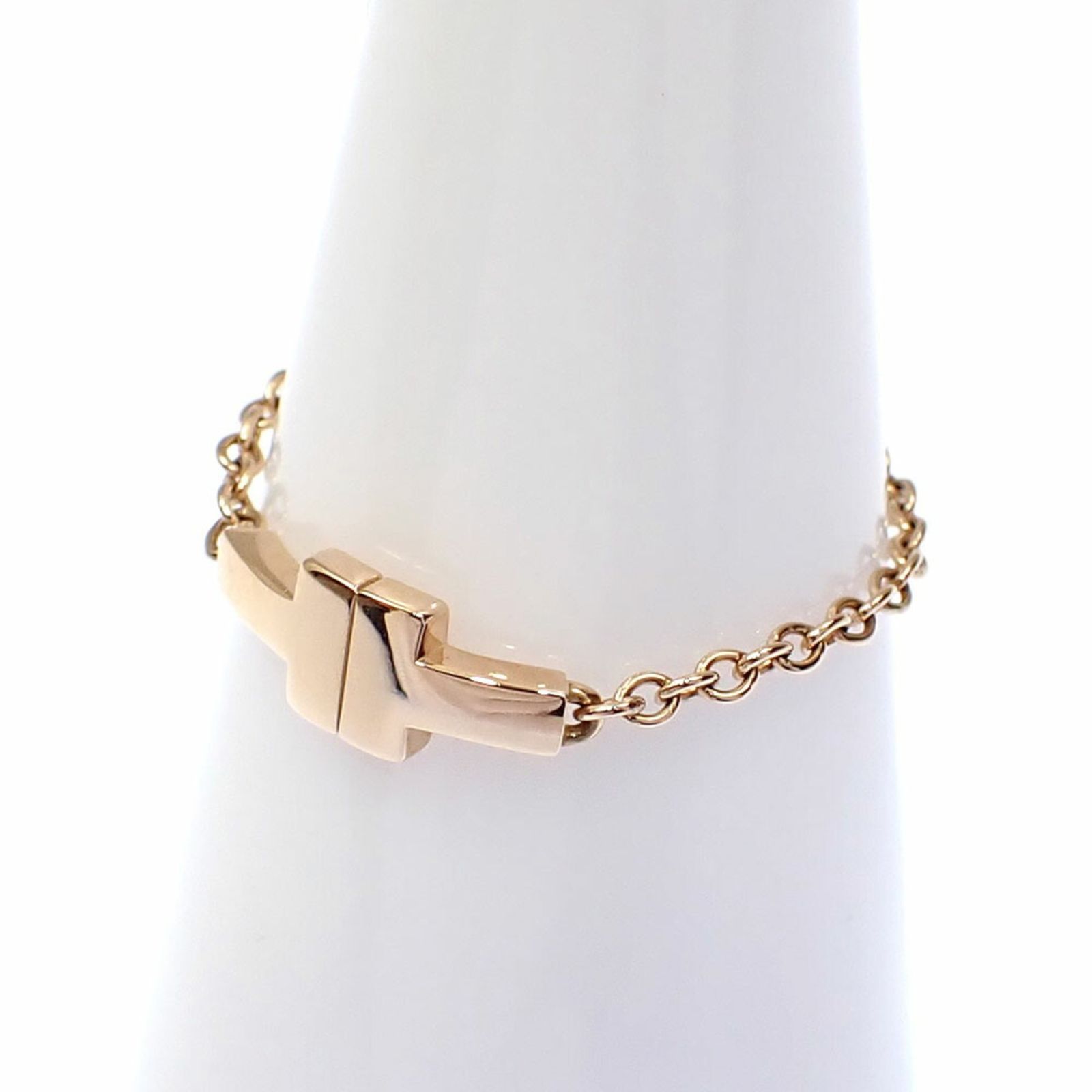 TIFFANY&Co. T TWO チェーンリング TIFFANY & Co. T TWO chain Ring Diamond K18PG US#6~6.25