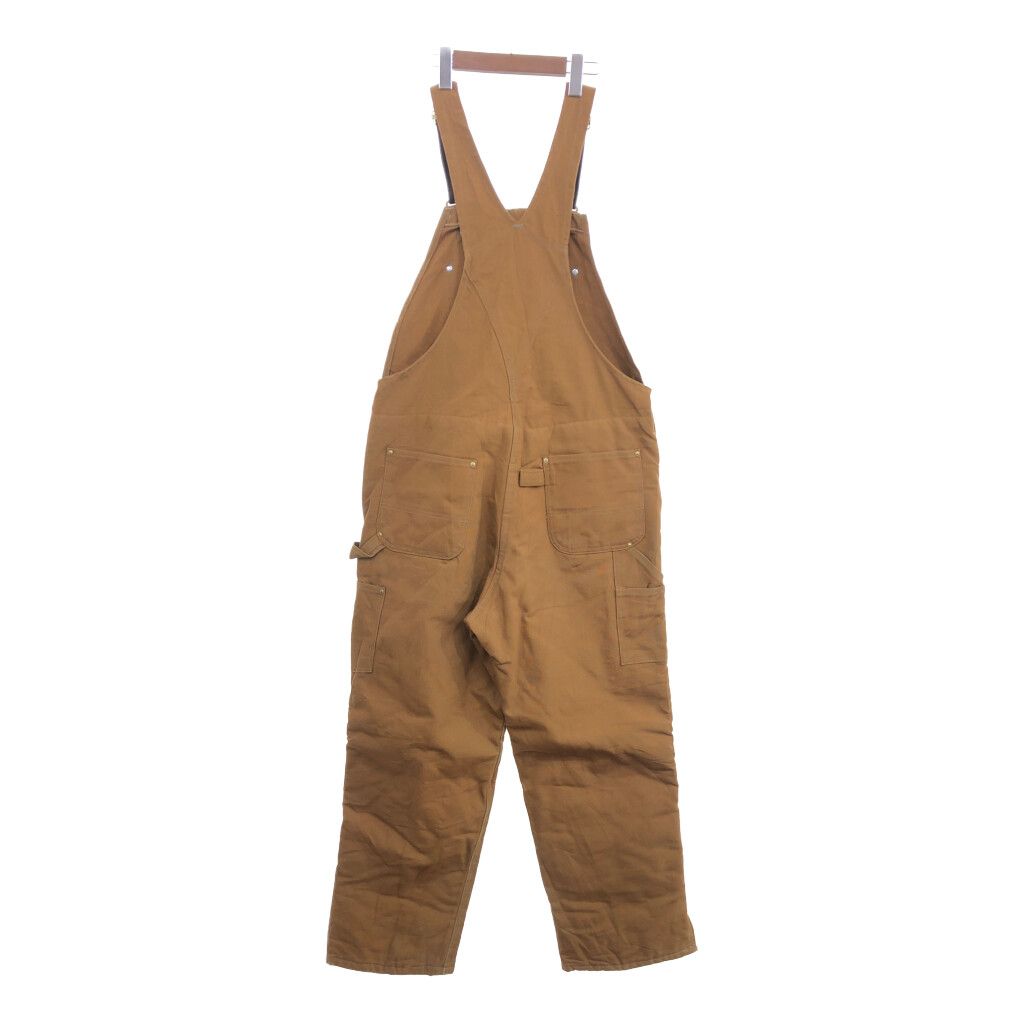 Carhartt ブラウン オーバーオール 古着 ダック 古着 90s USA製 Carhartt ブラウン ダック Wニー ワーク