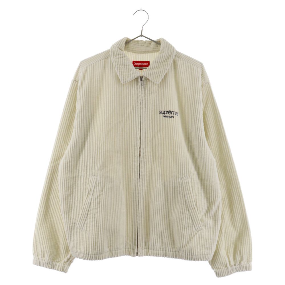 SUPREME (シュプリーム) 20SS Wide Wale Corduroy Harrington Jacket コーデュロイ ハリトンジャケット  ホワイト