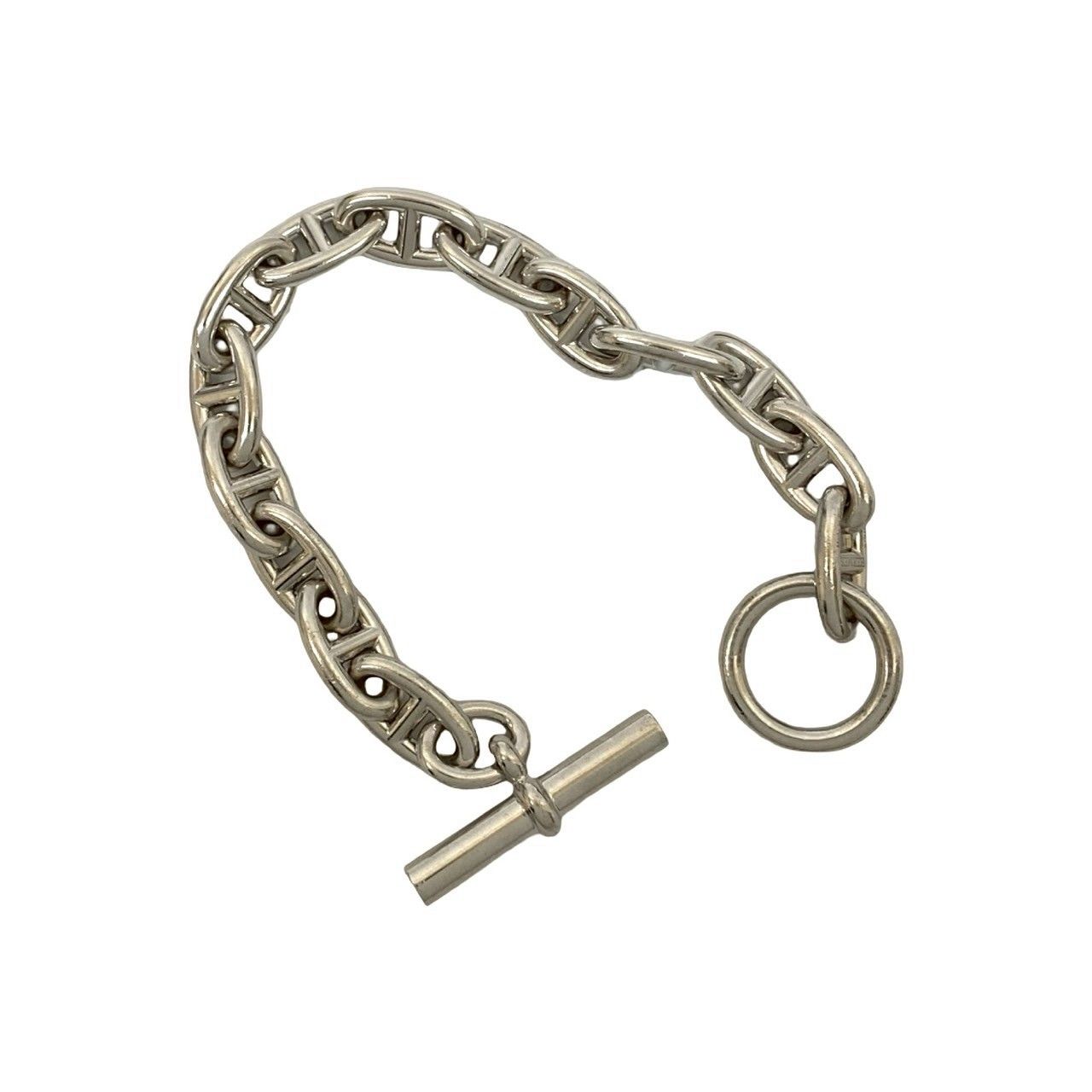 極 美品 HERMES エルメス シェーヌダンクル GM 14コマ シルバー925