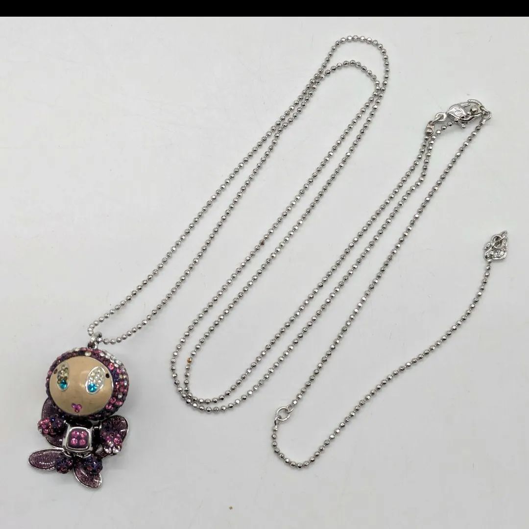 SWAROVSKI スワロフスキー ネックレス エリカ パープル