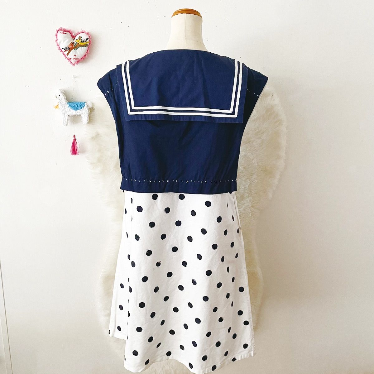 美品【keisukekanda】ワンピース 【ケイスケカンダ】 Keisuke Kanda ケイスケ カンダ フリルシャツワンピース 1