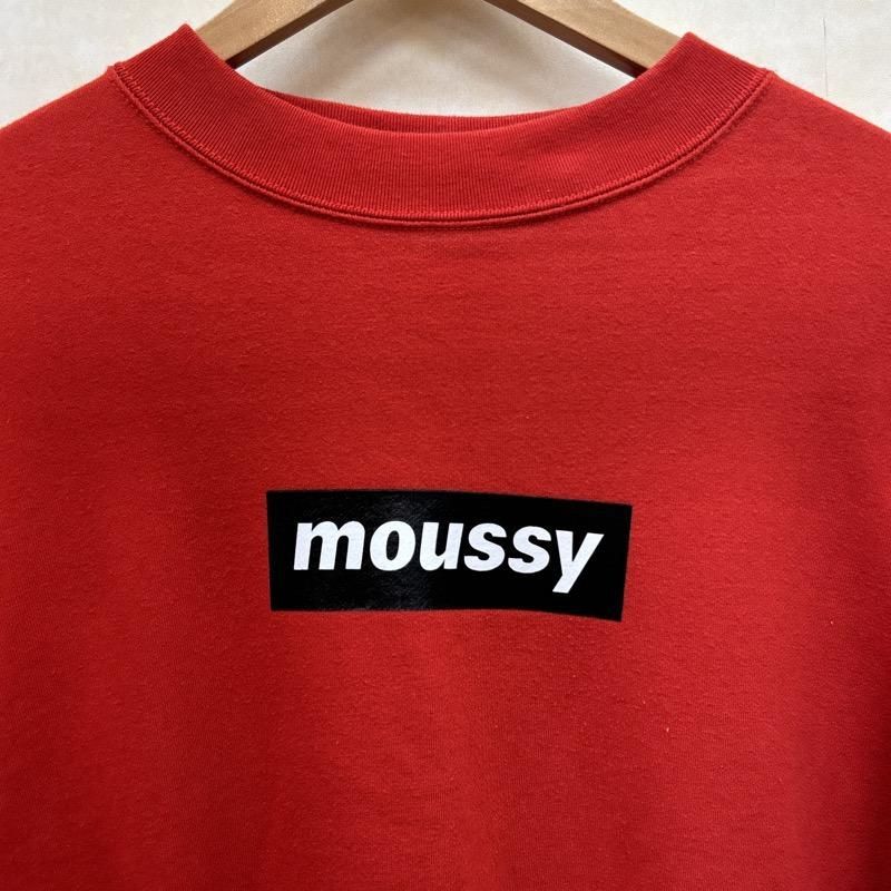 moussy マウジー ロゴ スウェット トレーナー 最新作 - トップス