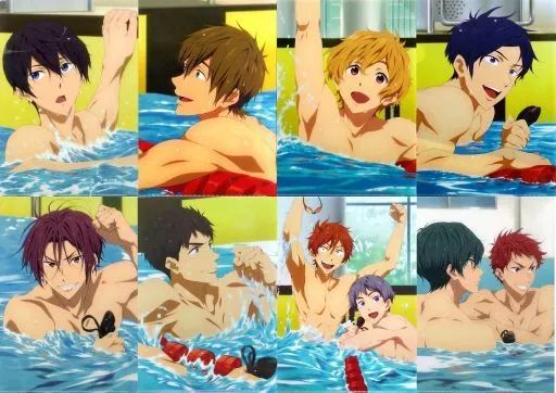 Free! TM 約束 前売券 ゴールシーン クリアファイル 中古】クリアファイル 全8種セット ゴールシーンA4クリア