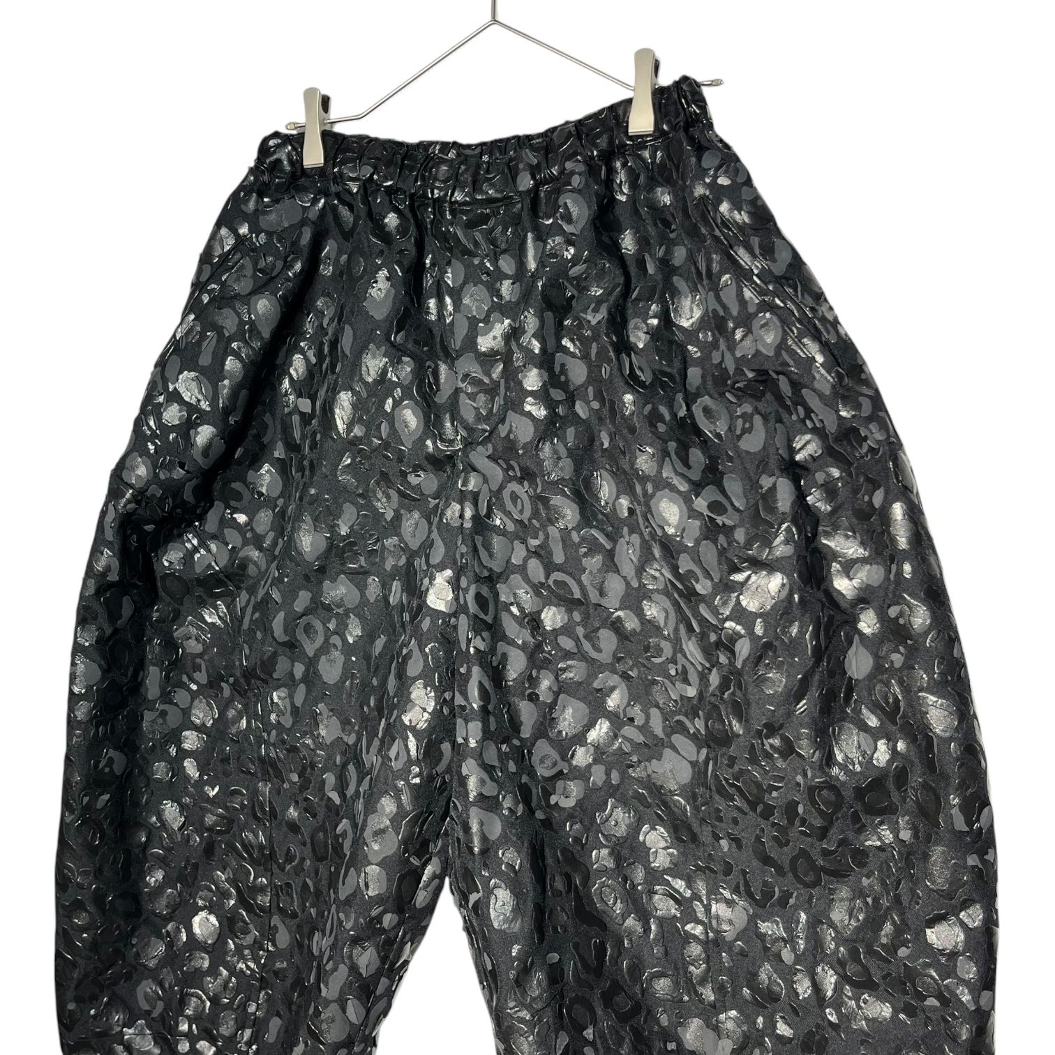 BLACK COMME des GARCONS(ブラックコムデギャルソン) 21SS Wide balloon pants with peeling  vinyl coating ビニールコーティング 剥がれ加工 ワイド バルーン パンツ 1G-P008 - メルカリ