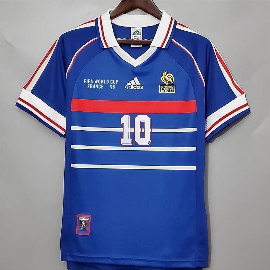 1998年ワールドカップフランス代表ユニフォーム10番ジダン