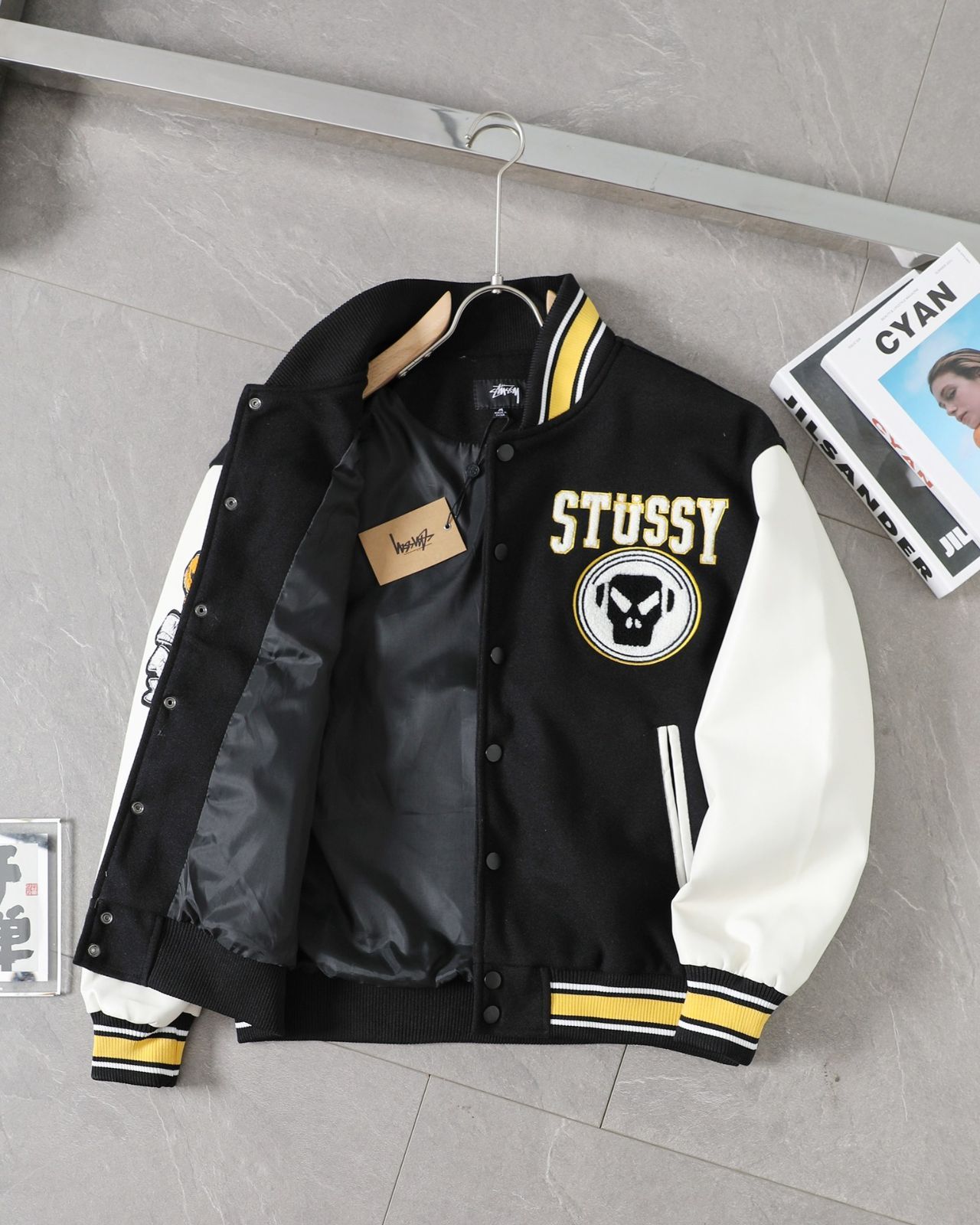 Metalheadz × Stussy Varsity Jacket