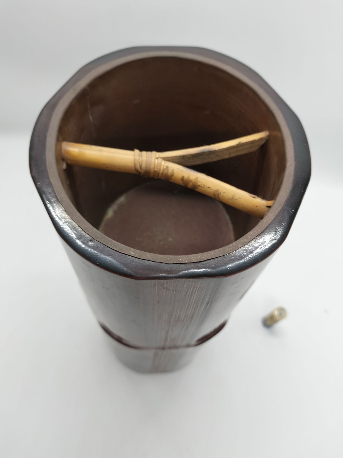 花器 銅製銅器 円形 窯 工房 変形 生花 華道 手作り 昭和 美術工芸 花器 銅製銅器 円形 窯 工房 変形 生花 華道 手作り 昭和 美術