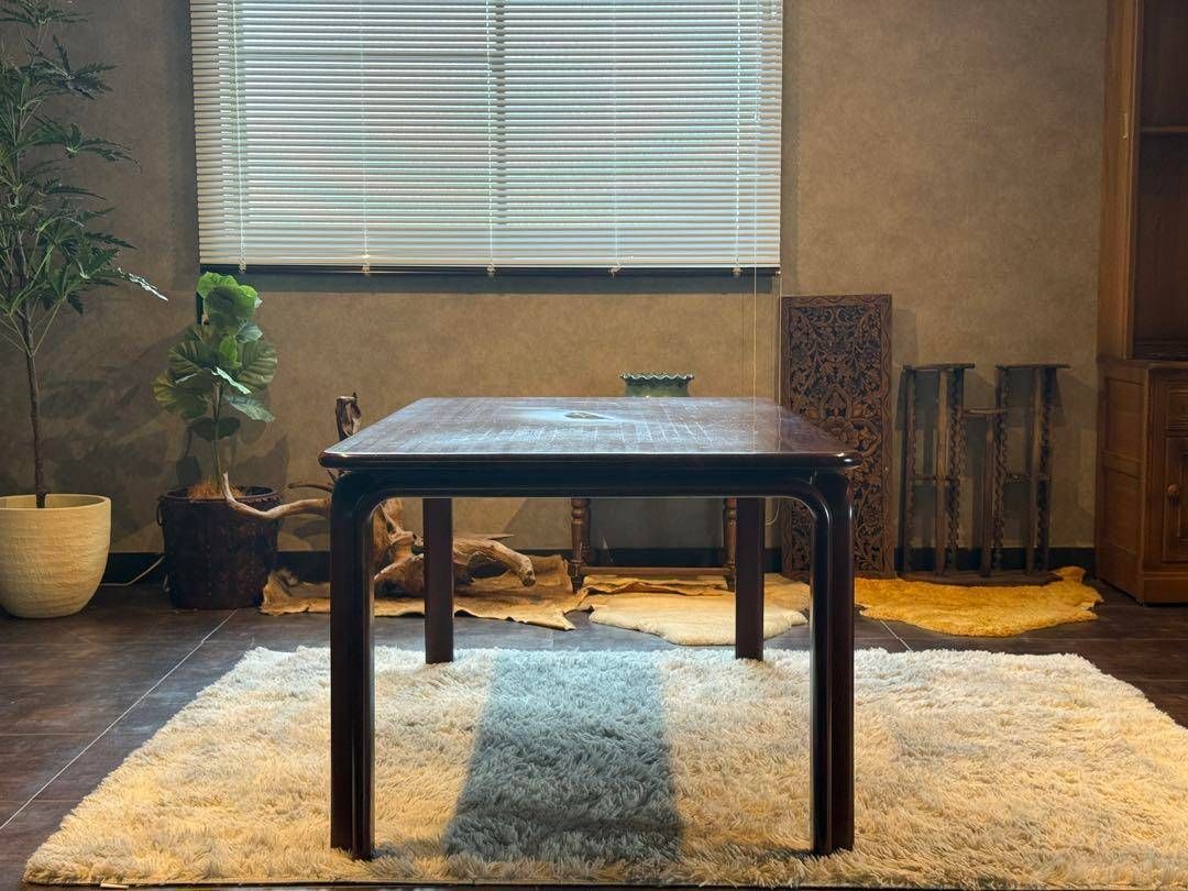 希少 日進木工 ダイニングテーブル 無垢材 レトロ ヴィンテージ 日本製