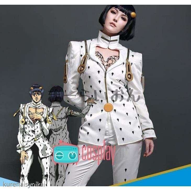 ジョジョの奇妙な冒険 ブローノ ブチャラティ コスプレ衣装 仮装 コスチューム COS全セット 高完成度 柔らかい 快適 cosplay 衣装 ユニフォーム 人気セット kkkrur
