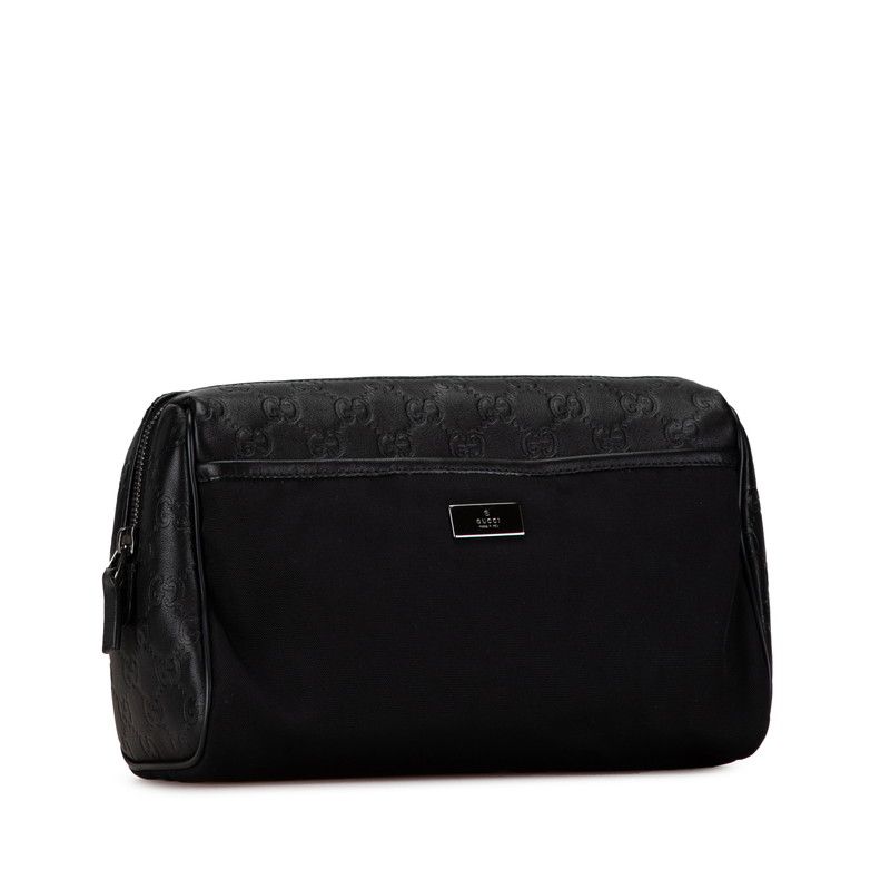 グッチ クラッチバッグ ブラック グッチ クラッチバッグ セカンドバッグ 型押し レザー シボ革