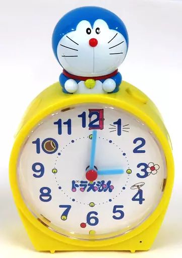 中古】置き時計・壁掛け時計 ドラえもん きょろきょろめざましど