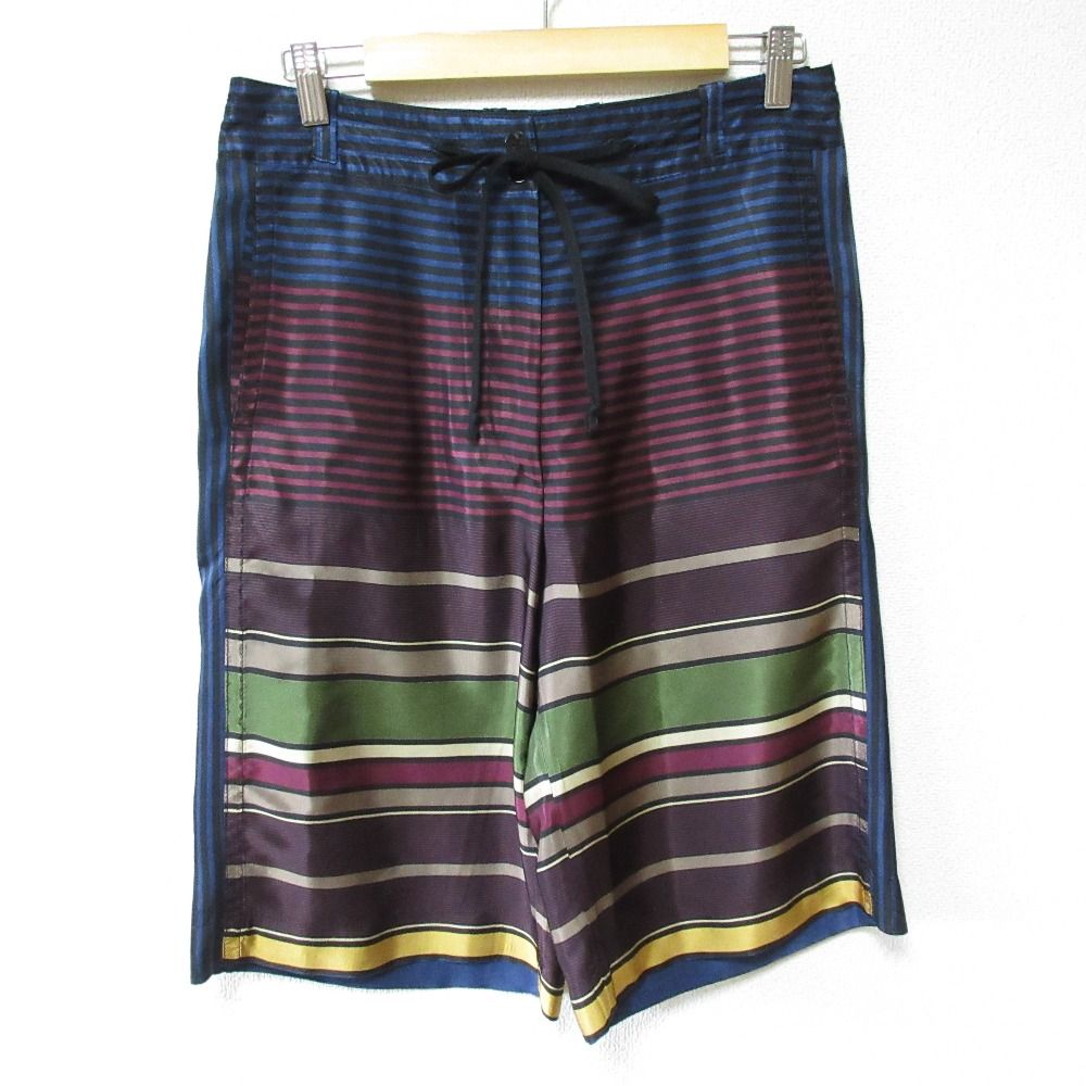 美品 DRIES VAN NOTEN ドリスヴァンノッテン マルチボーダー ドロスト  