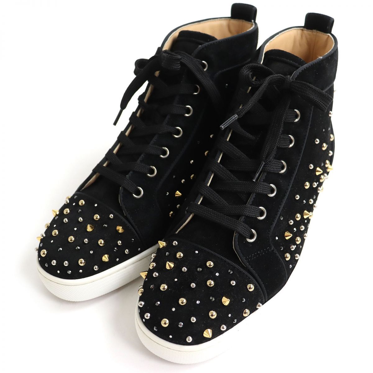 未使用品△クリスチャンルブタン 3190352 MILKY LOUIS FLAT VEAUVEL 