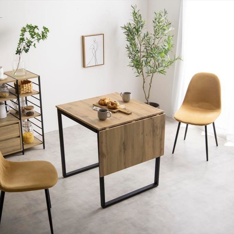 ♪バタフライ ダイニングテーブル 幅70～110cm 伸縮式 ダイニング テーブル カフェテーブル 折畳み