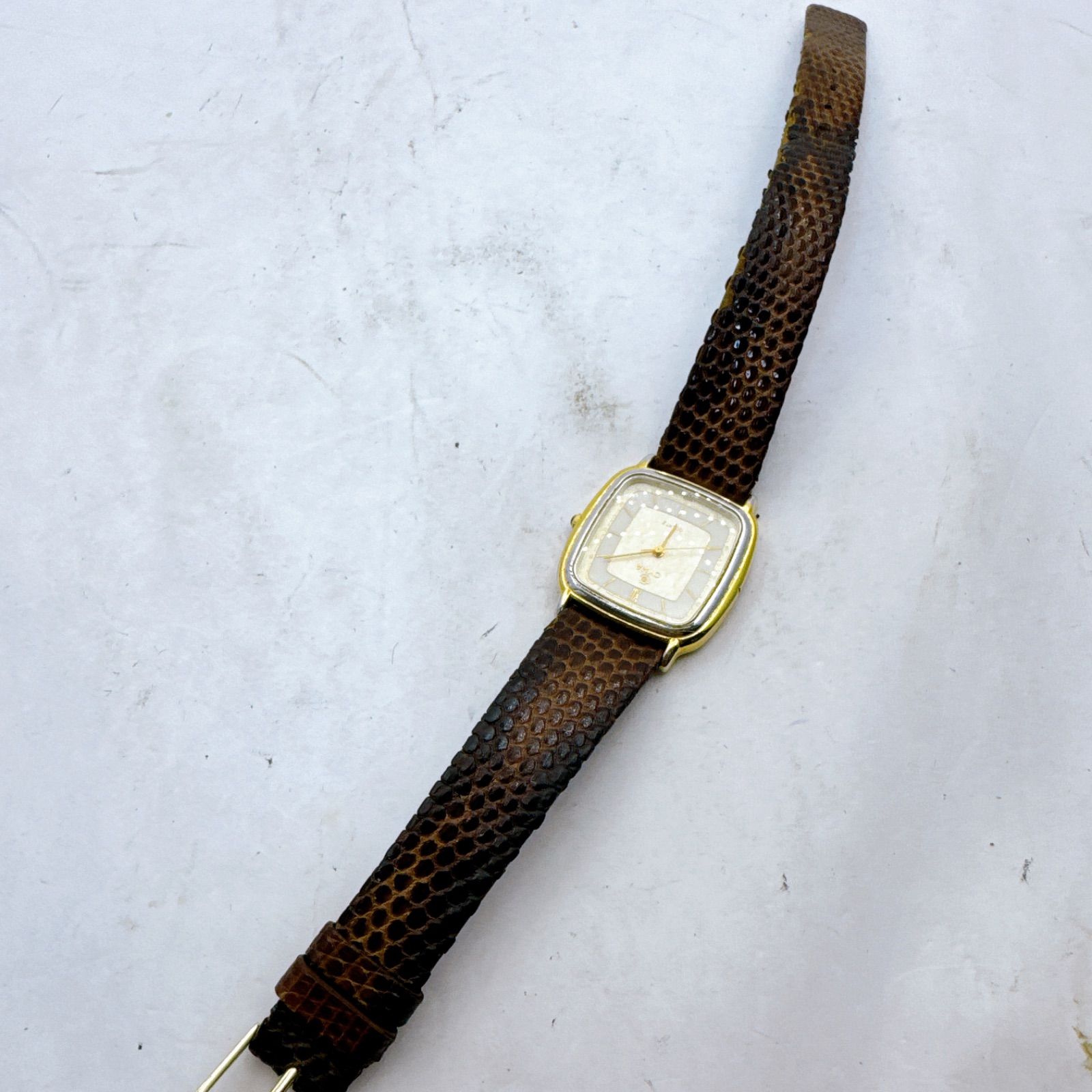 デッドストック品 CYMA シーマ スイス製クォーツダイバー 電池交換済