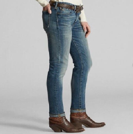 RRL ダブルアールエル SLIM FIT HEAVY SATEEN PANTS スリムフィット