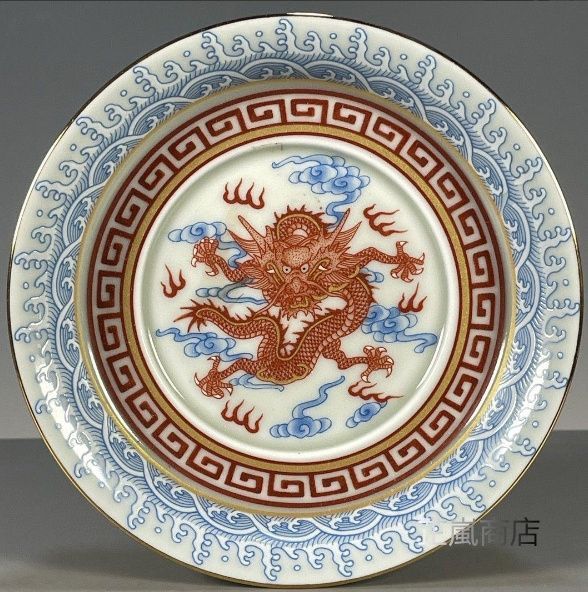 中国茶器 景徳鎮 青花釉里紅竜紋三才蓋碗 茶杯 新品未使用 - メルカリ