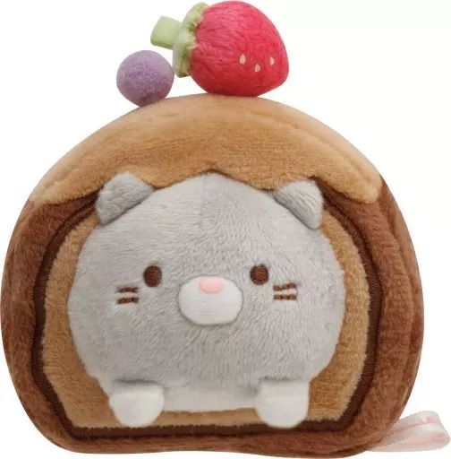 ねこのきょうだいとおかし屋さん・ねこケーキ　てのりぬいぐるみ　たぴおか Amazon.co.jp: MF35601 すみっコぐらし 「ねこのきょうだいと