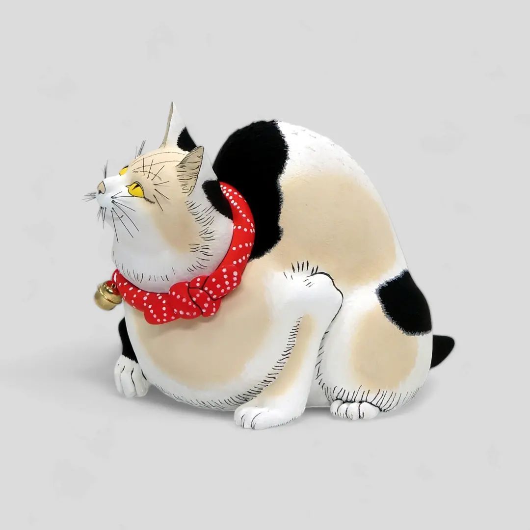 浮世絵 鼠よけの猫 立体置物【限定10点】 - メルカリ