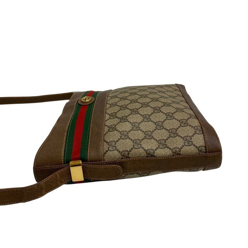 極 美品 GUCCI オールドグッチ ヴィンテージ シェリーライン GG ロゴ