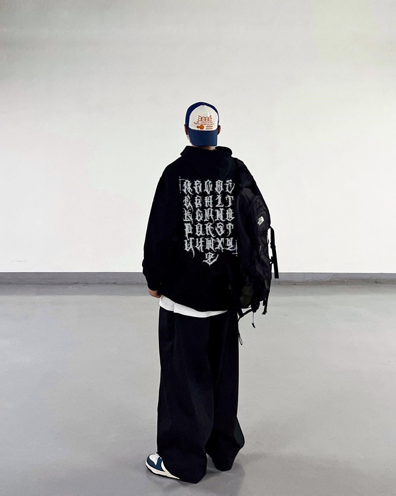 Chrome Hearts Tokyo Only 梵字プリント中わた入りフード付きスウェットシャツ