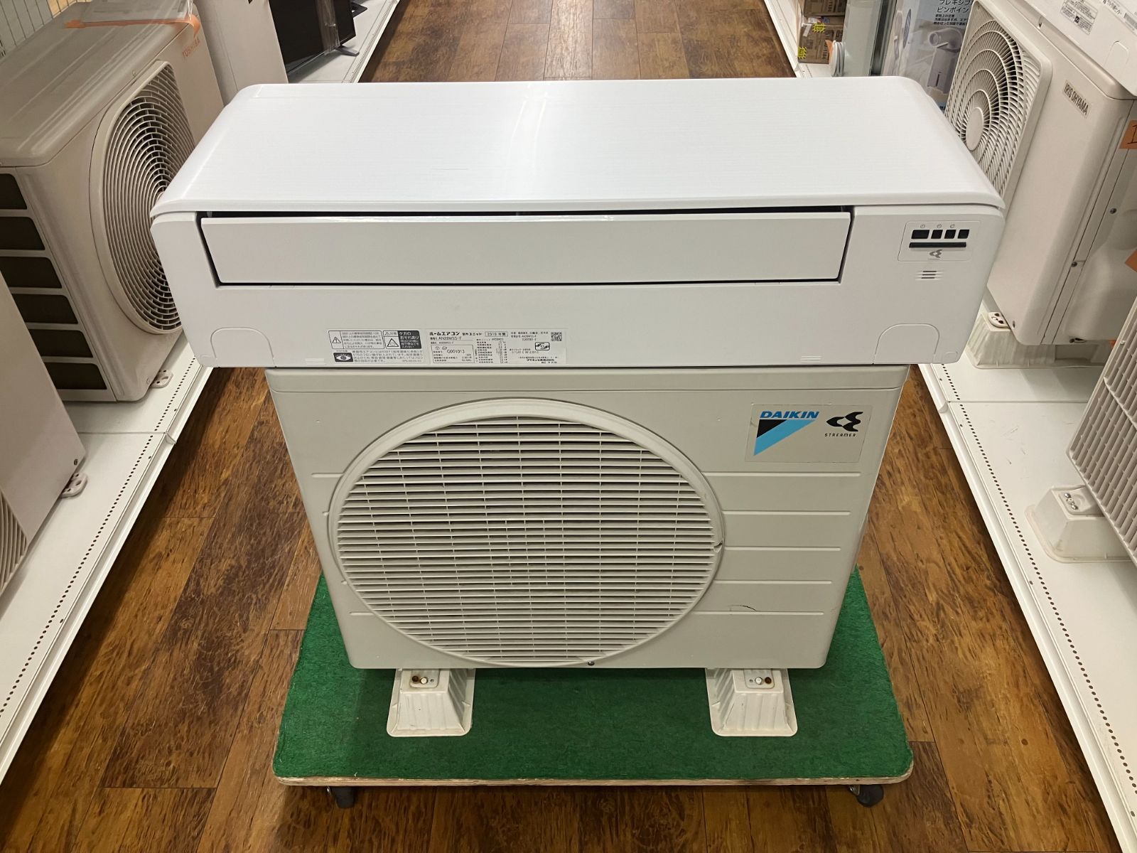 関東地域 販売 送料無料 DAIKIN ルームエアコン 2019年製 2.8kw AN28WSS-F 室外機と室内機のセット