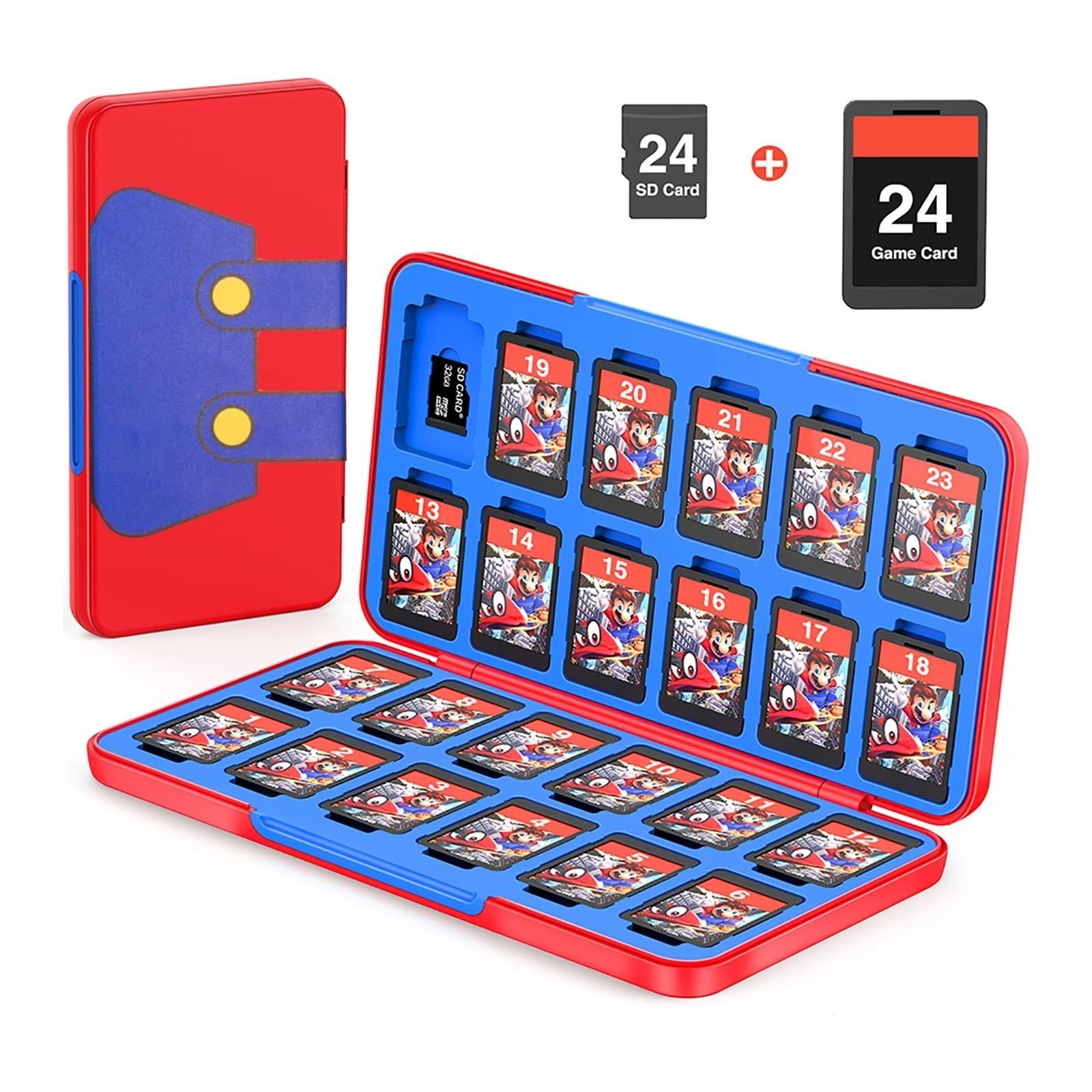 Switch カードケース ゲーム ソフト ケース 24枚 収納 可能