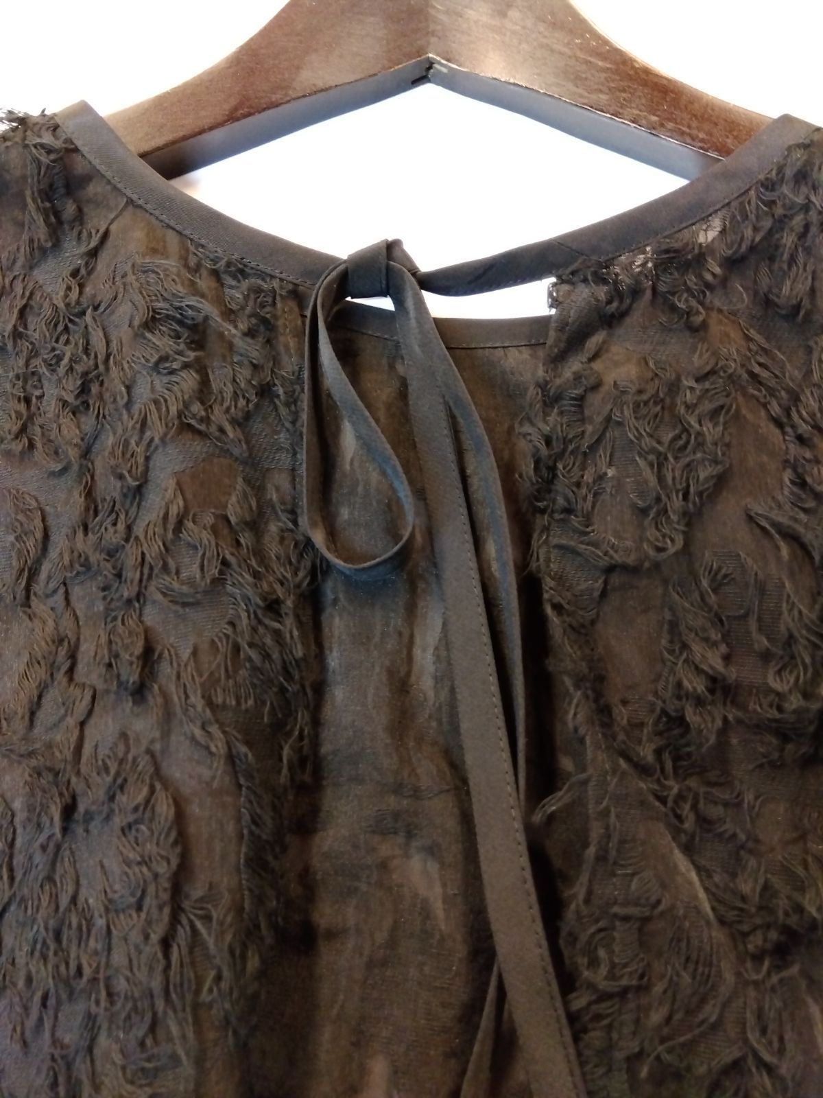 シャギーボレロ カーディガン