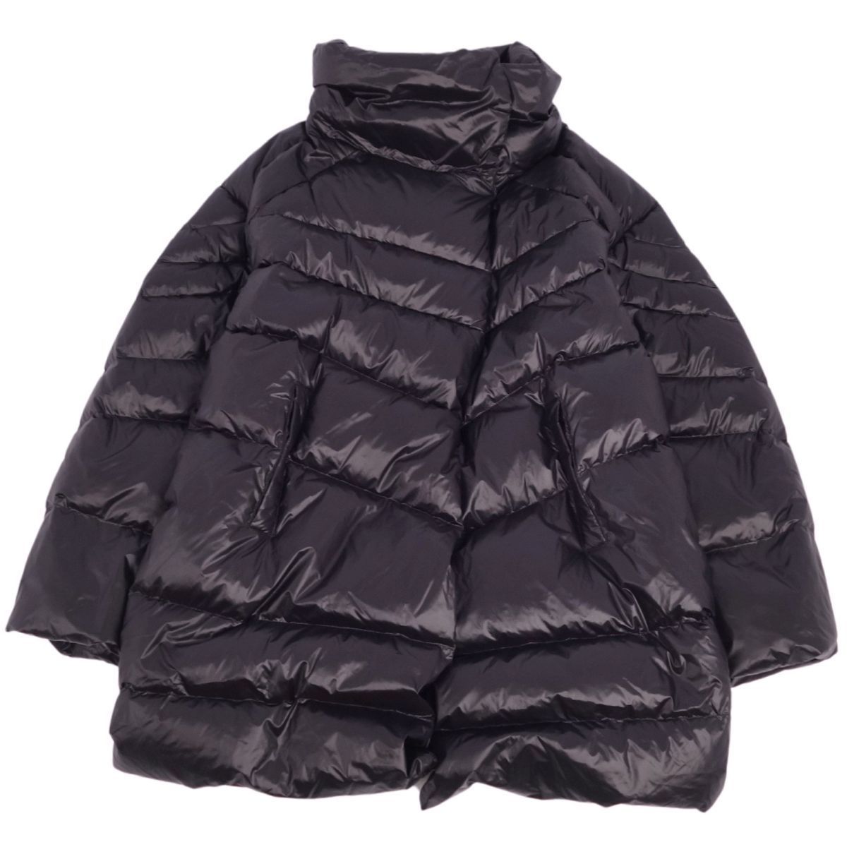 極美品 ディーゼル DIESEL コート ダウンコート ハイネック ナイロン 