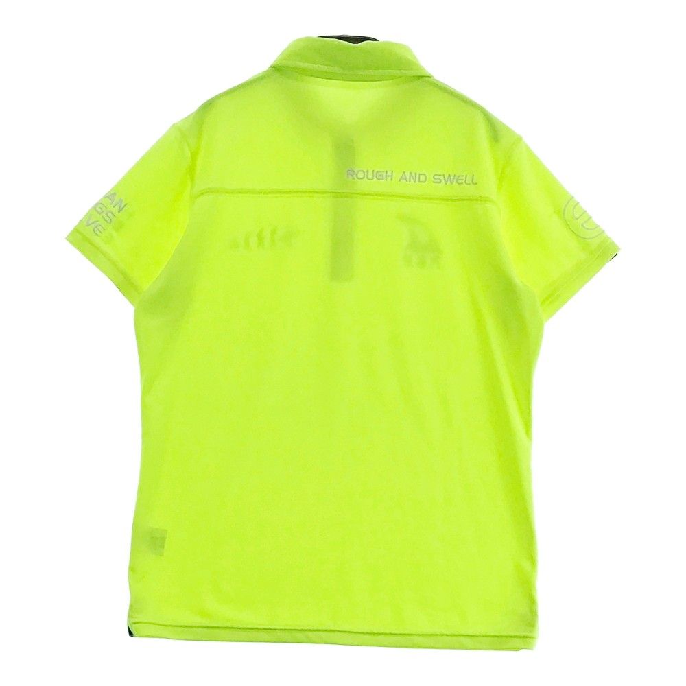 サイズ M ROUGH-SWELL ラフアンドスウェル モデル 半袖ポロシャツ 刺繍 イエロー系 240101161279 ゴルフウェア レディース ストスト