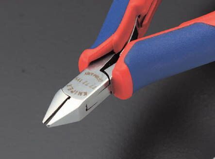 クニペックス KNIPEX エレクトロニクスニッパー115mmコンフォートハンドル7772-115