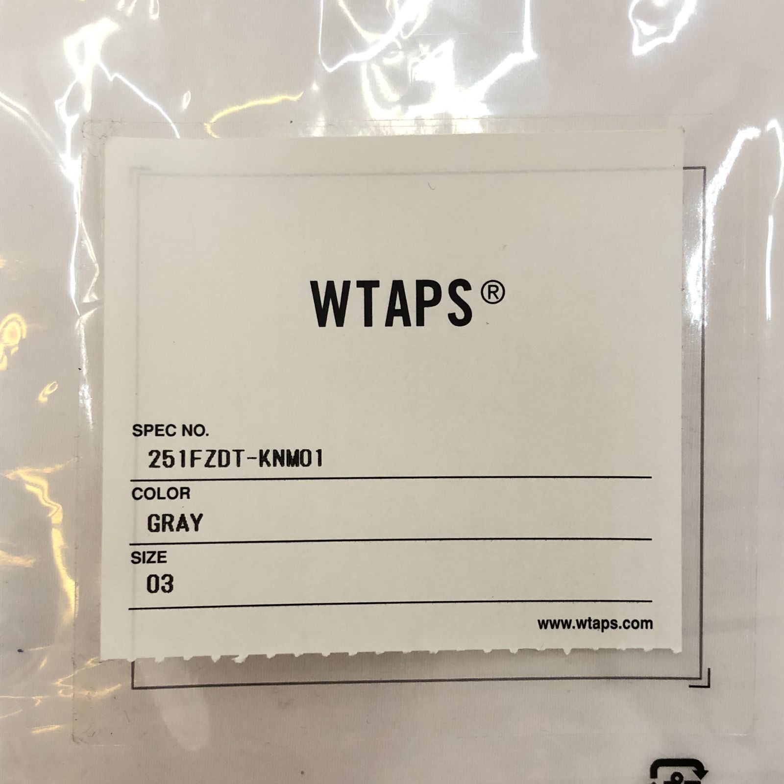 WTAPS 25SS ジョニーカラーシャツ WTAPS ダブルタップス DUP SWEATER CTPL 251FZDT-KNM01 25SS