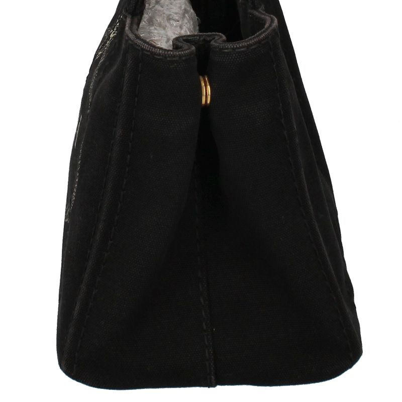 プラダ　カナパ　ブラック プラダ カナパ 2WAYトートTPM B2439G キャンバス レディース