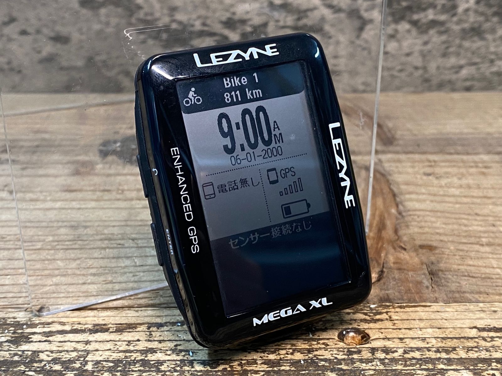 IY280 レザイン LEZYNE MEGA XL GPS サイクルコンピューター 起動 済み