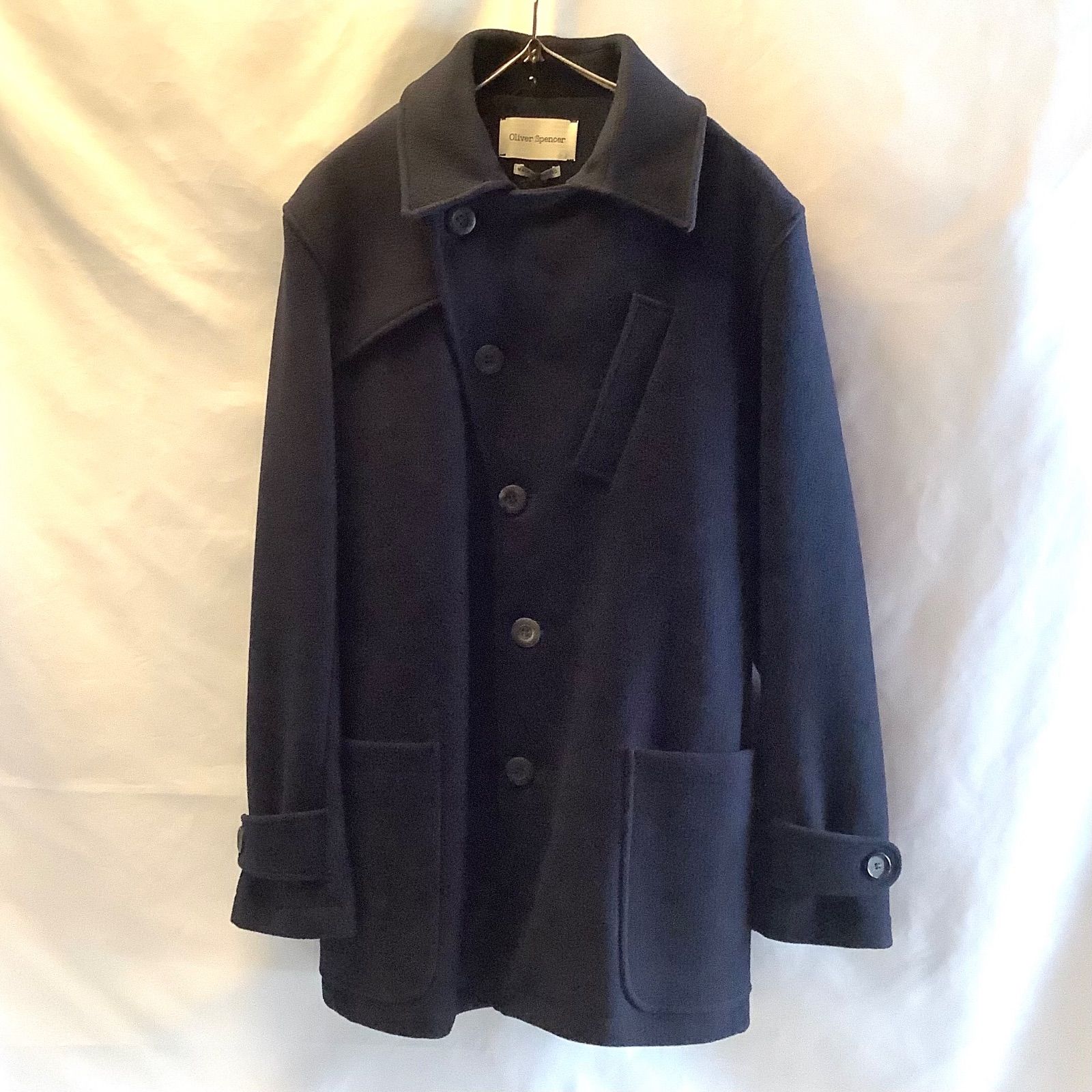 Oliver Spencer Look Out Coat Melford Midnight 40 L
