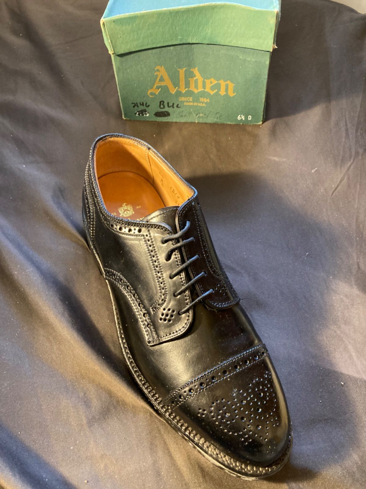 18.26万 2000還元 Wネーム Altmans別注 Alden オールデン 新品 黒