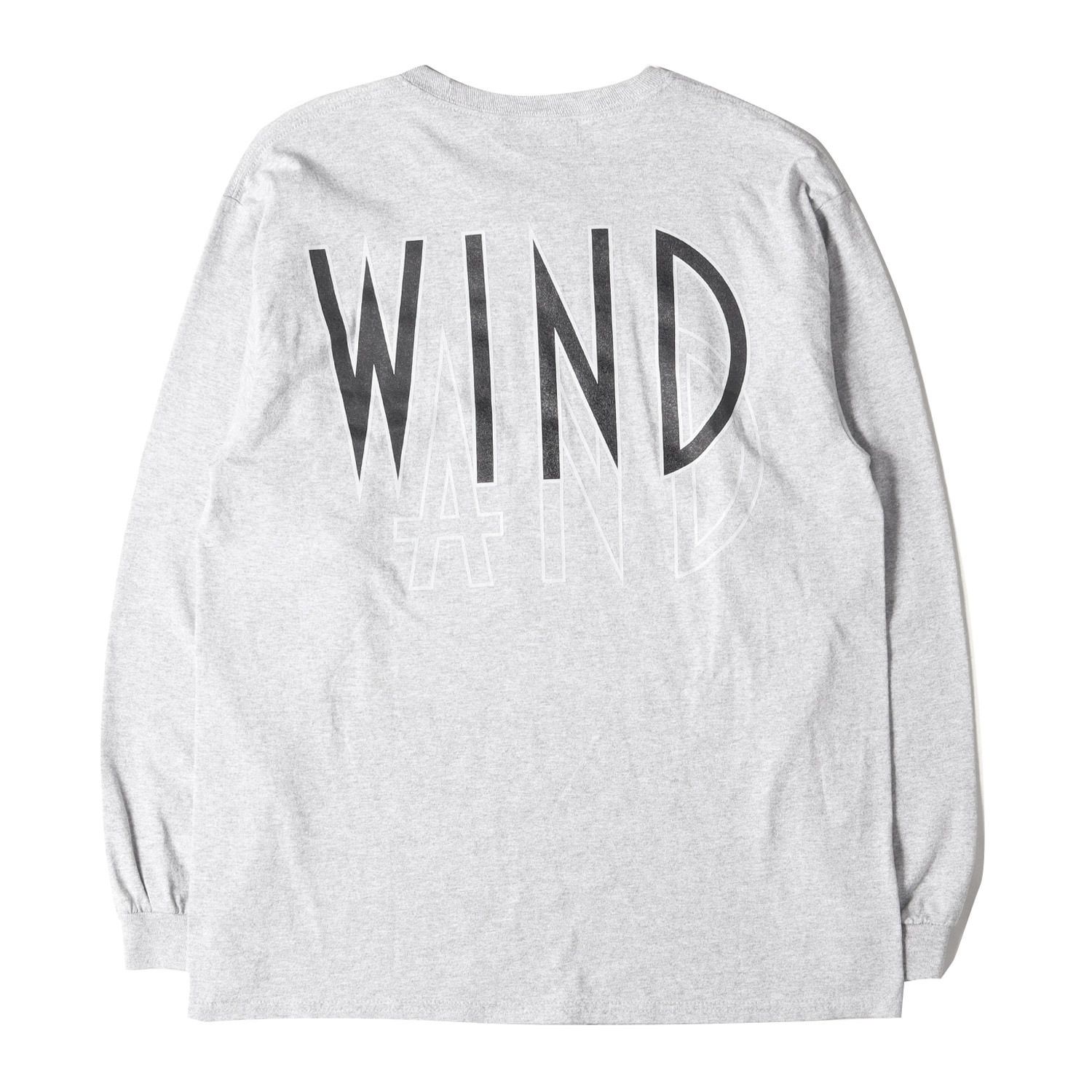 美品 WIND AND SEA ウィンダンシー Tシャツ サイズ:L 20AW ブランドロゴ ロングスリーブ Tシャツ グレー トップス カットソー  長袖【メンズ】 - メルカリ