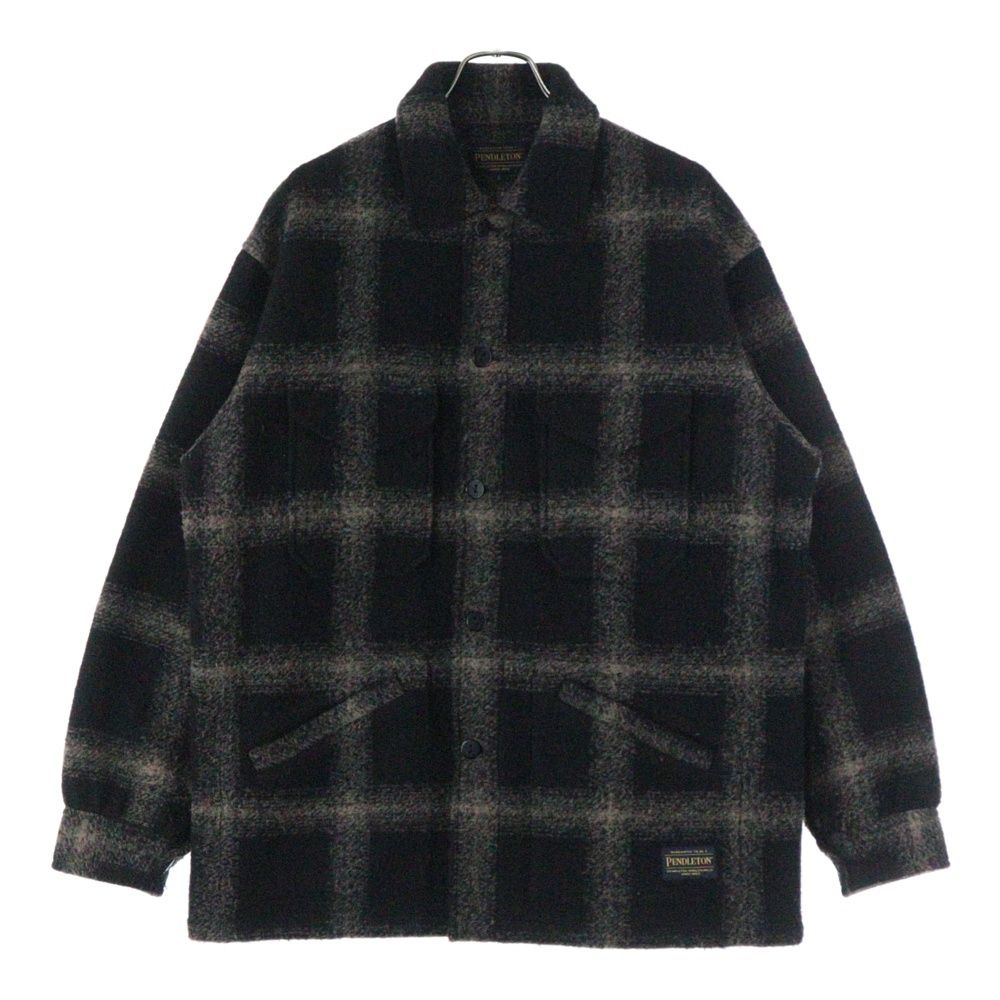 極美品】PENDLETON ペンドルトン アウター ボアカラー コートチェック