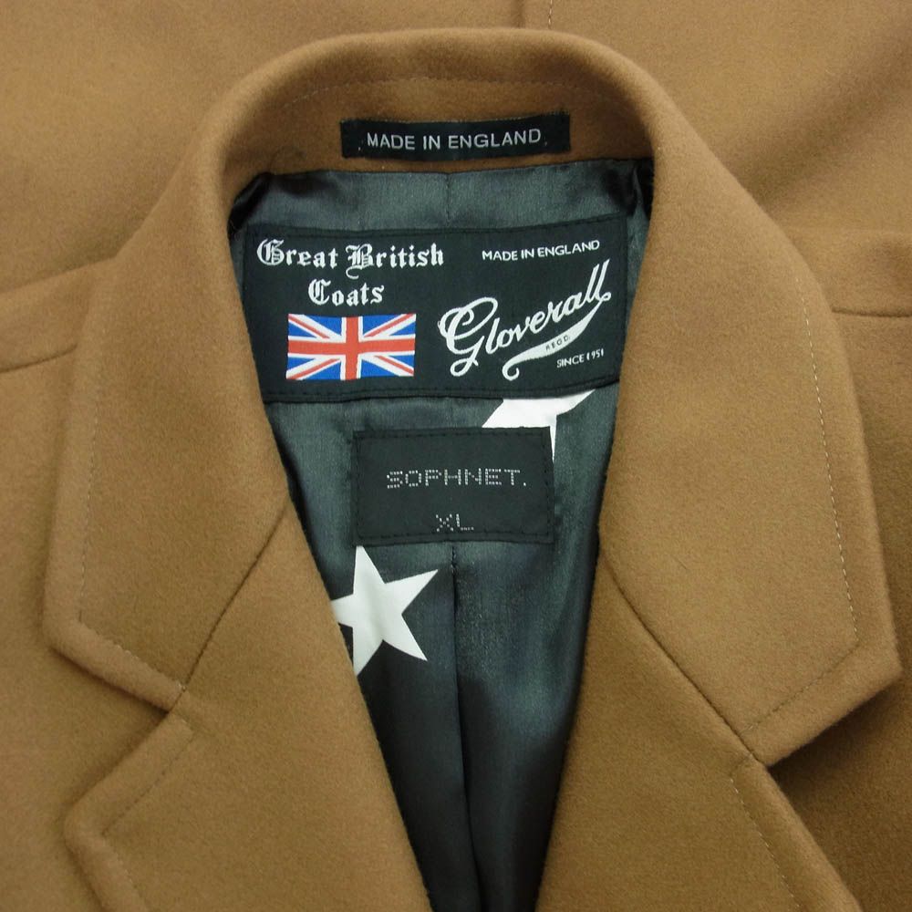 SOPHNET. ソフネット SOPH-178025 GLOVERALL CHESTER FIELD COAT