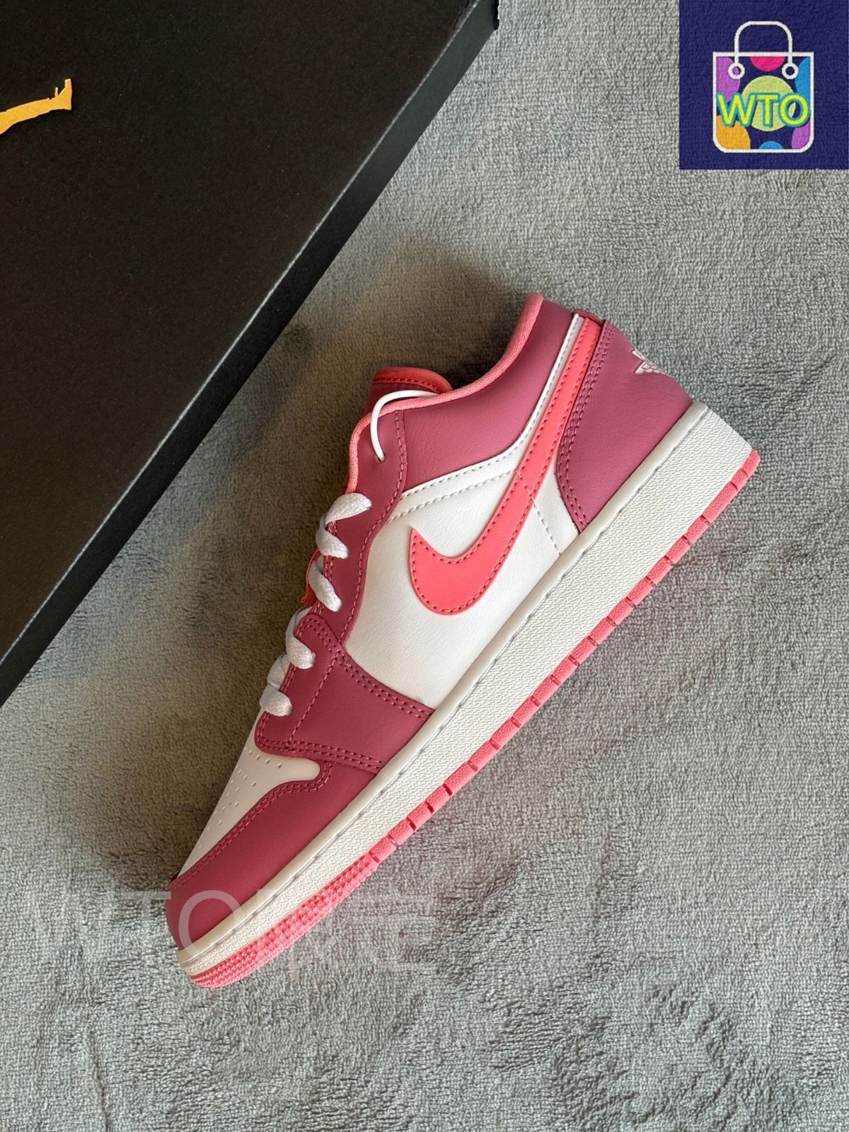 シューズ(女性用) Nike GS Air Jordan 1 Low \"Desert Berry\" Jordan 1 Low Desert Berry (GS) - 553560-616 - US