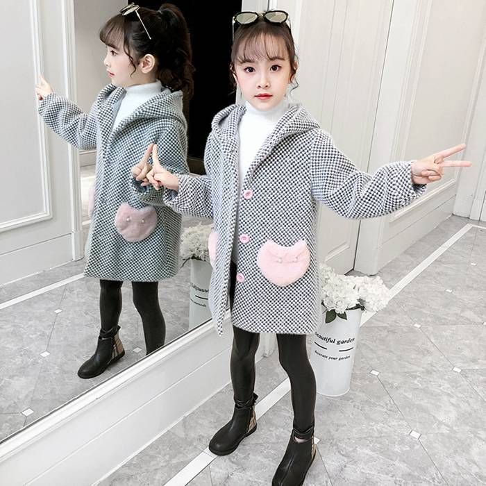  子供コート 女の子 キッズ アウター ジャケット フード付き コート 長袖 秋冬 防寒 ! 利用不可文字 段着 暖かい お出かけ 通園 通学 卒業式 小学生 防寒対策 子供服 韓国 キッズコートermi 15 DZ 30 釣り用品 エアマット コート アウター