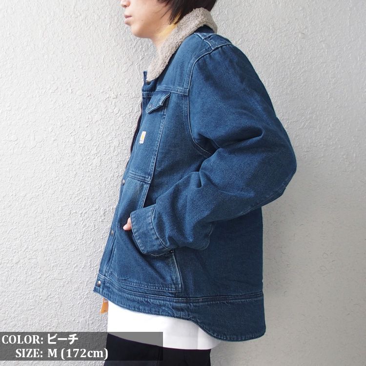 Carhartt カーハート デニムジャケット 裏ボア Gジャン アウター ボア