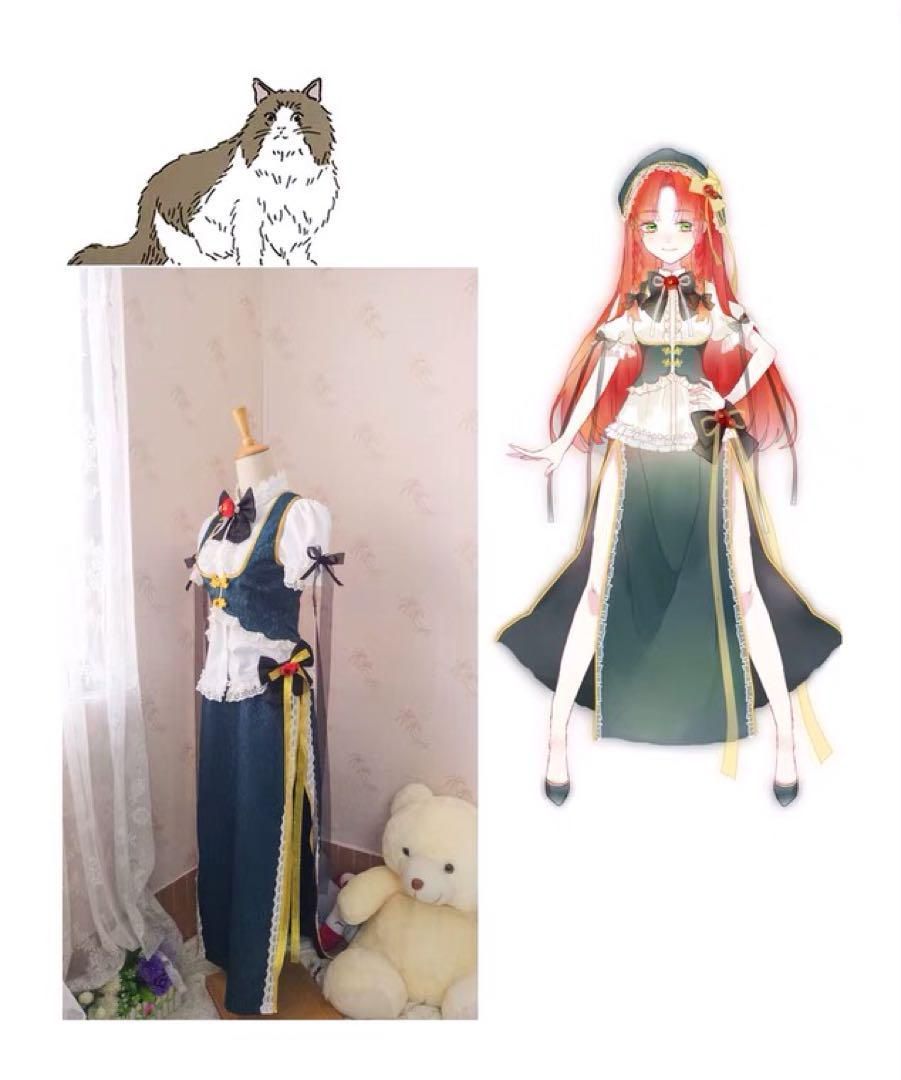 東方Project 東方プロジェクト 紅美鈴 コスプレ衣装 ウィッグ追加可