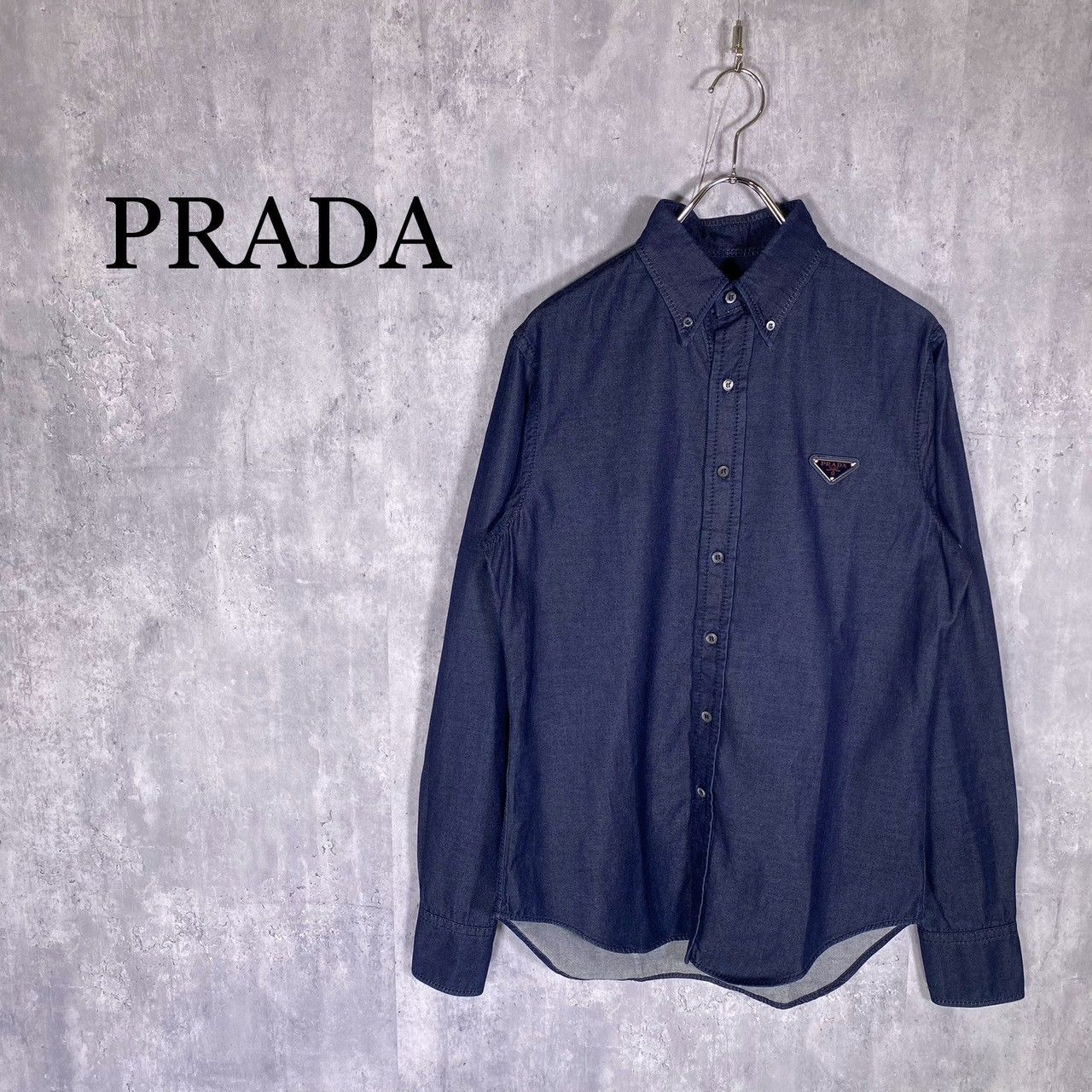 PRADA デニムシャツ ネイビー デニム シャツ | PRADA - 日本